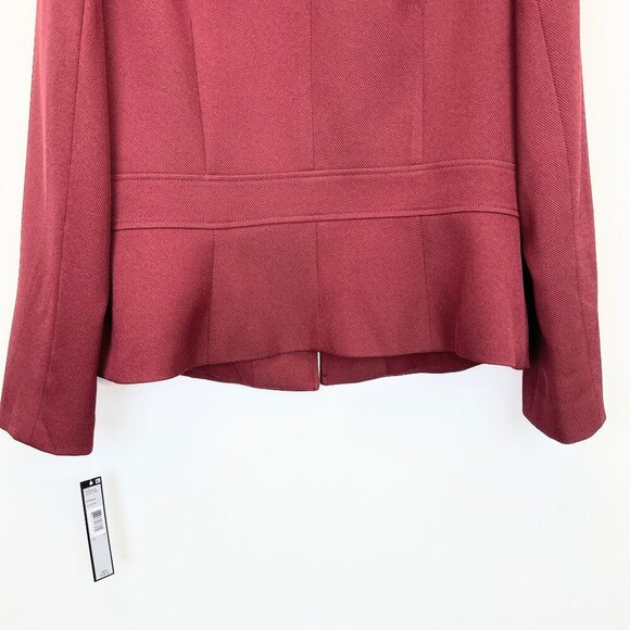 NWT TAHARI ASL Women's Stand Collar Button Blanzer Size 12 - Picture 11 of 11